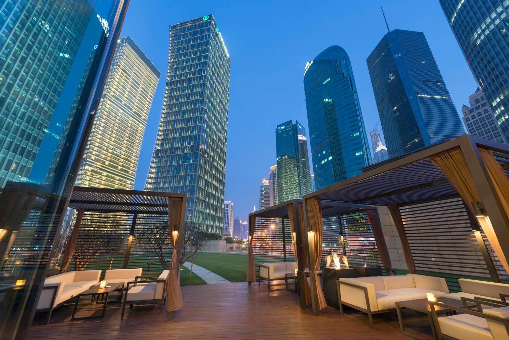 Mandarin Oriental Pudong, Шанхай Екстер'єр фото